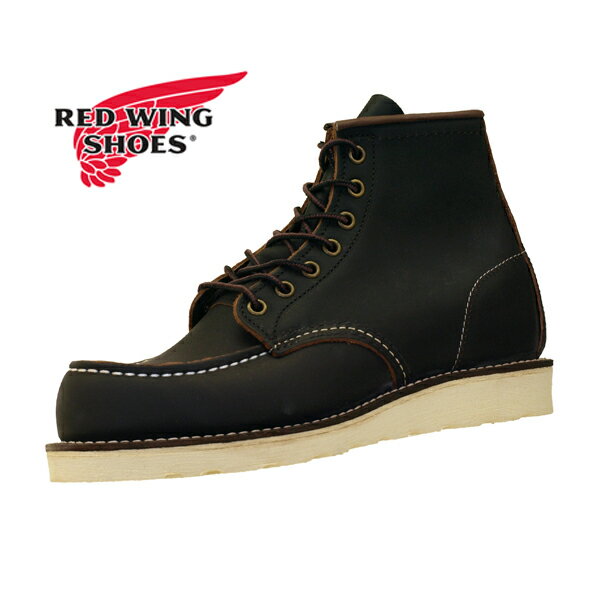 【最大2000円OFFクーポン 5月15日まで】【保革用クリームプレゼント】レッドウィング RED WING Classic Work/6 Moc-Toe 8849 クラシックワーク 6インチ モックトゥ アイリッシュセッター Black メンズ