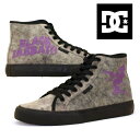 ディーシーシューズ DC Shoes SABBATH MANUAL HI DM216102 BW8 サバス マニュアル ハイ 黒 スニーカー メンズ