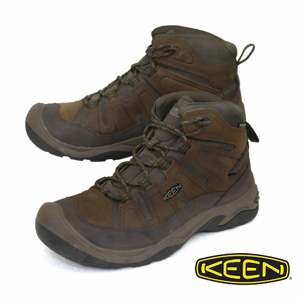  キーン KEEN CIRCADIA MID WP 1026769 サーカディア ミッド ウォータープルーフ 茶 防水 防滑 ハイキング トレッキング 登山靴 ブーツ アウトドア メンズ あす楽 送料無料