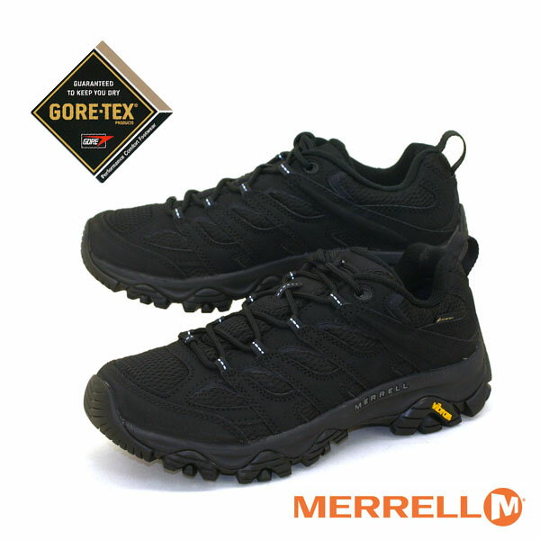 メレル MERRELL MOAB 3 SYNTHETIC GORE-TEX モアブ シンセティック ゴアテックス M500239 黒 透湿・防水 ハイキングシューズ 登山靴 メンズ アウトドア あす楽 送料無料