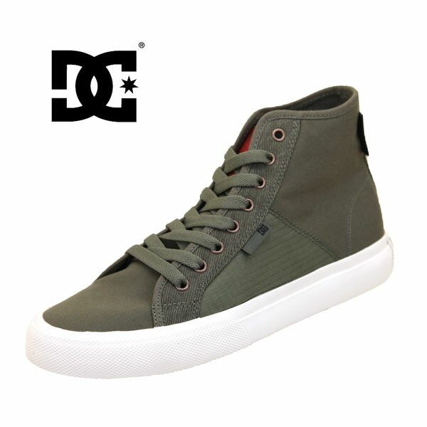 ディーシーシューズ DC Shoes MANUAL HI TX SE DM221019 OLM マニュアル ハイ オリーブ スニーカー メンズ カジュアル シンプル あす楽 送料無料