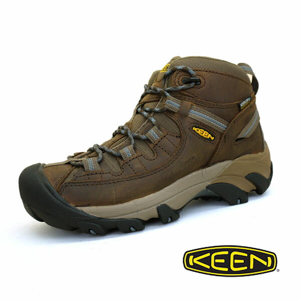 【ポイント5倍！】女性 キーン KEEN TARGHEE II MID WP ターギー 2 ミッド 1004114 茶 防水 登山靴 トレッキング ハイキングシューズ レディース アウトドア カジュアル 送料無料