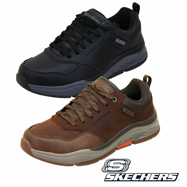 スケッチャーズ SKECHERS Relaxed Fit: BENAGO HOMBR 210021 BKGY CDB 防水 カジュアルシューズ スニーカー メンズ シンプル スポーティ あす楽 送料無料