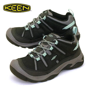 キーン KEEN CIRCADIA WP 1026772 サーカディア ウォータープルーフ 黒 防水 ハイキングシューズ アウトドア シンプル レディース あす楽 送料無料