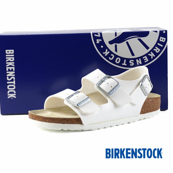 【最大2000円OFFクーポン 5月15日まで】【日本正規品】ビルケンシュトック BIRKENSTOCK Classic Milano 0034733 ミラノ 白 バックストラップ バックバンド サンダル レディース カジュアル アウトドア シンプル