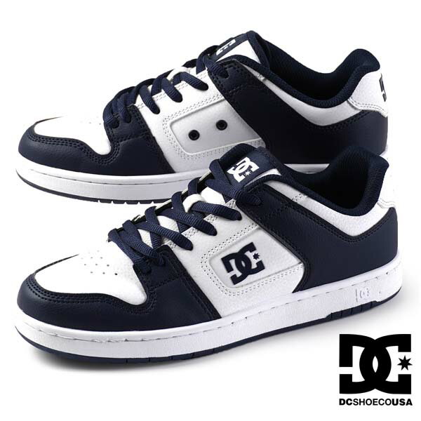 ディーシーシューズ DC Shoes MANTECA 4 SN DM232003 WNY マンテカ カジュアル スケートボード スニーカー 白紺 メンズ シンプル レトロチック