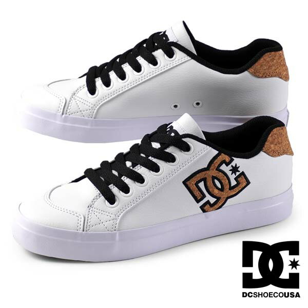 【最大2000円OFF券 全品P2倍以上 27日1:59迄】ディーシーシューズ DC Shoes CHELSEA PLUS SE SN DW232004 WTO チェルシー プラス 白タン クラシックコート スニーカー レディース カジュアル スポーティ