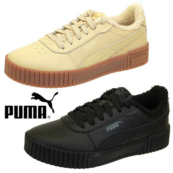 【最大2000円OFFクーポン 5月15日まで】【ベージュ23cmのみ】【アウトレット交換返品不可】プーマ PUMA CARLINA 2.0 WTR 388480 01 02 キャリーナ 2.0 カジュアル スニーカー ボア レディース カジュアル スポーティ シンプル