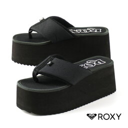 ロキシー ROXY SUNNY SUNSET サニー サンセット RSD232204 BLK 厚底 ボリュームソール トング プラットフォーム サンダル 黒 レディース あす楽 送料無料 カジュアル シンプル おしゃれ かわいい