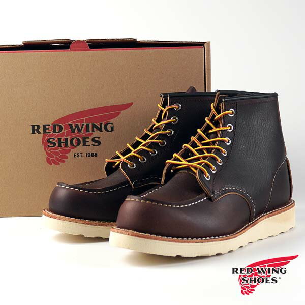 【保革用ミンクオイルプレゼント】レッドウィング RED WING CLASSIC MOC 8138 クラシックモック 6インチ モックトゥ ブライアー オイルスリック メンズ カジュアル シンプル おしゃれ