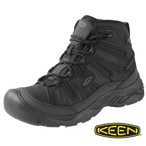 キーン KEEN CIRCADIA MID WP 1027841 サーカディア ミッド ウォータープルーフ 黒 防水 防滑 ハイキング トレッキング 登山靴 メンズ カジュアル スポーティ シンプル アウトドア ハイカット