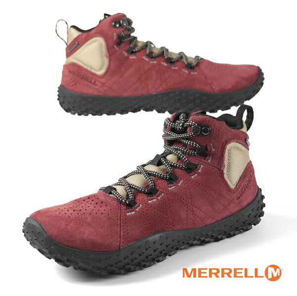 【最大2000円OFFクーポン 5月15日まで】メレル MERRELL WRAPT MID WATERPROOF J135605 ラプト ミッド ウォータープルーフ 防水 レンガ ハイキング トレーニング シューズ メンズ カジュアル アウトドア シンプル