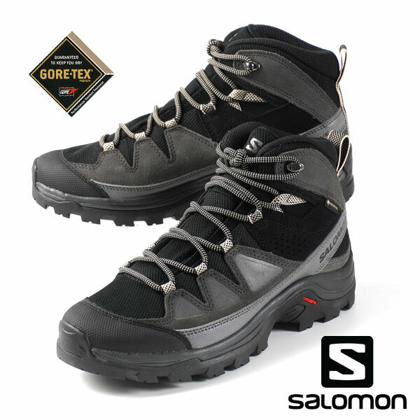 サロモン SALOMON QUEST ROVE GTX W 471815 ゴアテックス 防水/透湿 トレッキング 軽量 登山靴 黒 レディース あす楽 送料無料 カジュアル アウトドア シンプル スポーティ