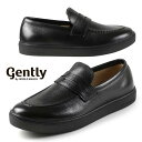ジェントリー gently GE103 本革 靴 ビジネス カジュアル コート ローファー WORLD MARCH 透湿・防水 消臭・抗菌 スリッポン ワイド ...