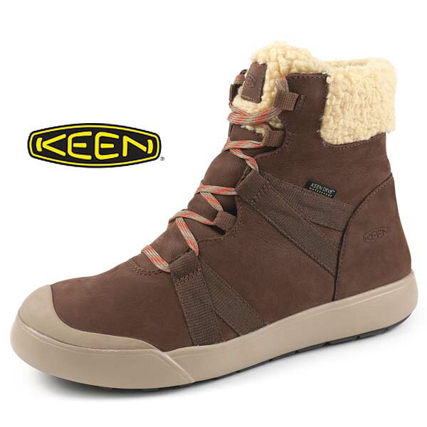 【30％OFF】 キーン KEEN ELLE WINTER BOOT WP 1026709 エル ウィンター ブーツ ウォータープルーフ 茶 防寒/防水 スノーブーツ レディース 送料無料