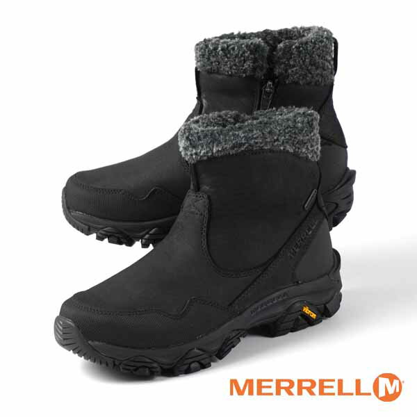 メレル MERRELL COLDPACK 3 THERMO MID ZIP WATERPROOF J037396 防寒/透湿/防水 ウィンターブーツ サイドジッパー レディース カジュアル シンプル おしゃれ 大人かわいい あす楽 送料無料