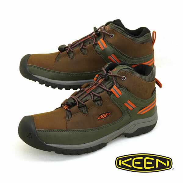 【30％OFF】 キーン KEEN TARGHEE MID WP ターギー ミッド 1026299 茶 防水 登山靴 トレッキング ハイキングシューズ ジュニア/レディース シンプル カジュアル アウトドア