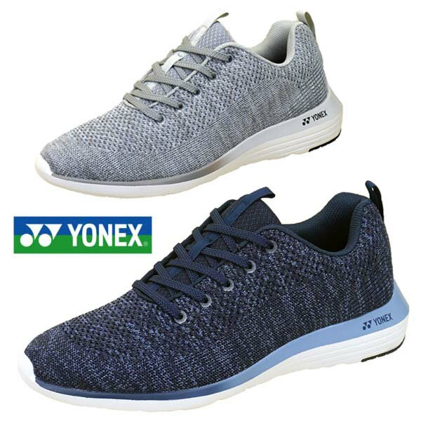 ウォーキングシューズ メンズ ヨネックス YONEX M01Y 148 472 ニットアッパー サイドファスナー パワークッション ウォーキング シューズ ランニング メンズ シンプル おしゃれ あす楽 送料無料