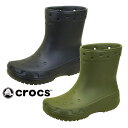 クロックス 【最大2000円OFF券+P2倍以上_17日10時まで】クロックス crocs CLASSIC BOOT 208363 001 309 クラシック ブーツ ガーデニング レインブーツ レディース シンプル レインシューズ スポーティ アウトドア 全天候対応