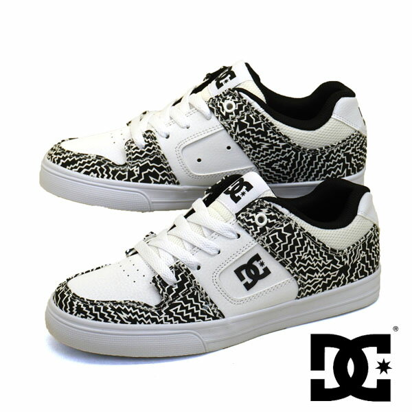 ディーシーシューズ DC Shoes YOUTH'S PURE DK231010 BWP ピュア カジュアル スニーカー 黒白/プリント柄 おしゃれ かわいい ジュニア/レディース あす楽 送料無料