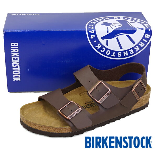 ビルケンシュトック サンダル メンズ ビルケンシュトック BIRKENSTOCK Classic Milano BS 034701 ミラノ バックバンド バックストラップ サンダル 濃茶 メンズ レギュラー 送料無料 おしゃれ シンプル 日本正規品