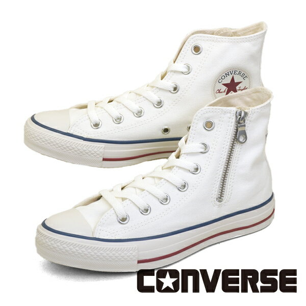 コンバース CONVERSE ALL STAR RC Z HI オールスター スター ジップ ジッパー ハイ 白 1SD438 キャンバス スニーカー レディース/メンズ カジュアル シンプル レトロチック レトロ