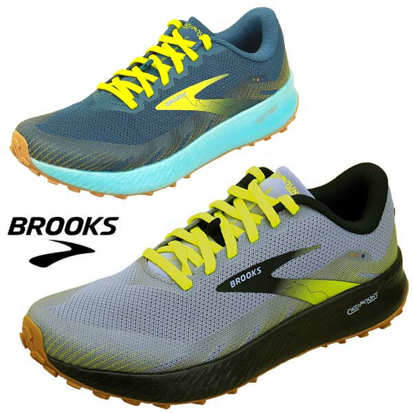  ブルックス BROOKS Catamount カタマウント BMM3523 軽量 トレイルランニング レースアップ 青 灰 トレッキング メンズ シンプル スポーティー カジュアル おしゃれ あす楽 送料無料