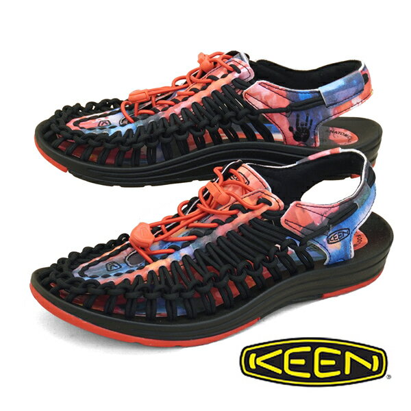 キーン KEEN UNEEK 1024310 ユニーク KEEN×JERRY GARCIA コラボモデル 防滑 アウトドア サンダル メンズ 送料無料 シンプル おしゃれ