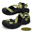 ■商品概要■KEEN ZERRAPORT II キーン　ゼラポート ツー 1027146 カラー：Tarragon/Black アッパー：ポリエステル　ソール：ノンマーキングラバー ■商品説明■KEENオリジナルのトゥ・プロテクションを搭載したストラップサンダル。 アッパー部にバックルを採用する事で脱ぎ履きが容易になり、 フィット調整も可能。 甲 をホールドし、脱ぎ履きを容易にする調節可能なストラップが しっかりとしたフィットを約束。 アウトソールにレーザーサイピングを施し、 接地面から水を押し流すことによって優れたグリップ性を発揮。 動いても動いても快適な速乾性ライニング。 ■KEEN一覧 ■ハイキング・トレッキングシューズ一覧