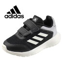 アディダス adidas TENSAUR RUN 2.0 CF I GZ5856 ベルクロ マジックテープ ランニング スポーツスニーカー 黒灰 ベビー/キッズ スポーティ シンプル 運動靴