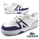 【お買い物マラソン最大500円OFF券】ラコステ LACOSTE L001 124 6 SMA 47SMA0057-042 白紺 コートスニーカー 正規品 メンズ カジュアル スポーティ シンプル おしゃれ レトロ 送料無料