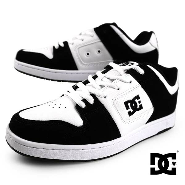 ディーシーシューズ DC Shoes MANTECA 4 DM244008 WBK マンテカ スケートボード スニーカー 白/黒 シンプル レトロチック コート...