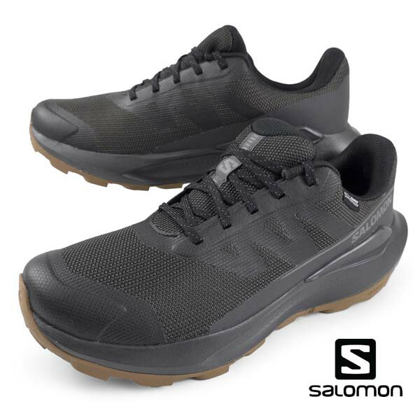 【マラソン最大2000円OFF券_9日20時〜】【ポイント3倍!】サロモン SALOMON ELIXIR TOUR WP 475767 黒 ブラック ハイキング 軽量 防水 登山靴 アウトドア カジュアル シンプル メンズ 送料無料