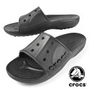 クロックス crocs BAYA II SLIDE 208215-001 バヤ 2.0 スライド 黒 シャワー サンダル コンフォート シンプル スポーティ 靴 スリッパ メンズ(4)