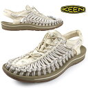 【お買い物マラソン最大2000円OFF券】【ポイント5倍!】 キーン KEEN UNEEK 1028173 ユニーク サンダル 防滑 アウトドア ホワイト/コー...
