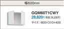 パナソニック洗面用吊り戸棚GQM60T1CWY 幅60cmx奥行き31x高さ40cm