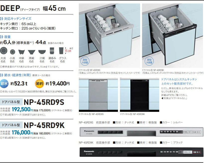 PANASONICӥȥR9꡼NP-45RD9S֥ɥѥͥ륿ססҡĿͻȼ硢Ź͸ꡣ