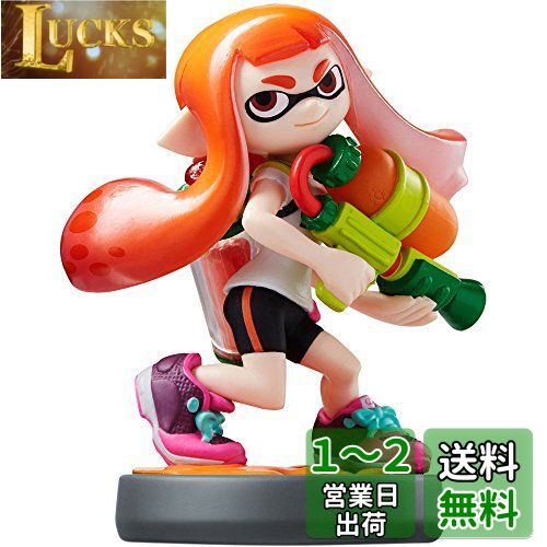 amiibo ガール(ライムグリーン) ボーイ(パープル)イカ(オレンジ)