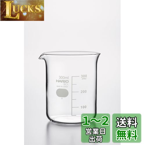 HARIO(ハリオ)柴田科学 ビーカー 目安目盛付 300mL 010020-30051A その1