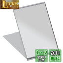 FRCOLOR 化粧鏡 携帯ミラー 折りたたみミラー 化粧ミラー コンパクトミラー 11.5*8cm 持ち運びに便利 (シルバー)