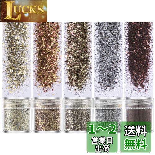 Kingsie グリッター 容器入り キラキラ ネイルパーツ ネイルアート ラメグリッター ラメパウダー 顔/ボディ/ヘア飾り クリスマス/パーティー 5個セット (コーヒー 5個セット) Kingsie グリッター 容器入り キラキラ ネイルパーツ ネイルアート ラメグリッター ラメパウダー 顔/ボディ/ヘア飾り クリスマス/パーティー 5個セット (コーヒー 5個セット)