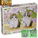 エポック社 300ピース ジグソーパズル いきもの/ペット ねこ おすわりこねこにゃん (26×38cm) 25-183 のり付き ヘラ付き 点数券付き EPOCH