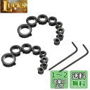 CESFONJER 2セットドリルストップ、16個3-16mmドリルビット深さ停止カラーリングポジショナー間隔リングポジショナーロケーター六角レンチ付き木工ドリルビット(4)