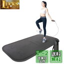 PROIRON 縄跳び なわとび 縄跳びマット トレーニング用 大人 ダイエット 縄跳びパッド 腕立て伏せパッド 腹筋ローラーマット(8mmダークグレー)