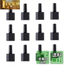 Frcolor マニキュアボトル 10ml エナメルボトル 黒 遮光 空ボトル ネイル空ボトル ガラス 手作り 収納 小分けボトル 12本セット