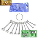 LEONTOOL ミニスパナセット 極薄スパナ コンビスパナセット 10本組 4mm/4.5mm/5mm/5.5mm/6mm/7mm/8mm/9mm/10mm/...