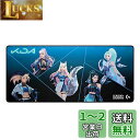 Logicool G(ロジクール G) G840 LoL K/DA ゲーミングマウスパッド 超大型 XL サイズ クロス 3mm 薄型 安定したラバー素材 League of Legends公式 ゲームギア 国内正規品 1年間無償保証 ブラック(2)