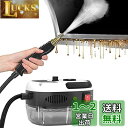 QuiExact スチームクリーナー 高温 高圧 蒸気洗浄機 2500W 110V 6段階調整 105度 消毒 除菌 ダニ駆除 大容量 台所/キッチン/エアコン/油煙/油汚れ/洗濯機/カー/ホテル 日本語説明書 (ホワイト)(2)