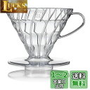 HARIO(ハリオ) V60 透過ドリッパー 02 クリア 1-4杯用 コーヒー ハンドドリップ 日本製 VDR-02-T