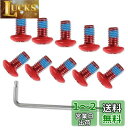 LEONTOOL 自転車ディスクブレーキローターボルト M5 x 10mm 自転車ローターねじ 12本入り ブレーキディスク 自転車ディスクローター フローティ...